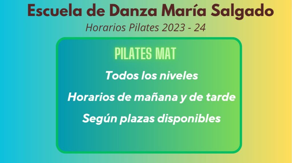 horarios pilates Maria Salgado Logroño